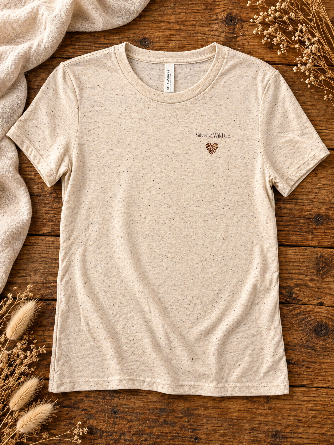 Oatmeal Boo, Coffee & Wild Hearts Graphic Tee