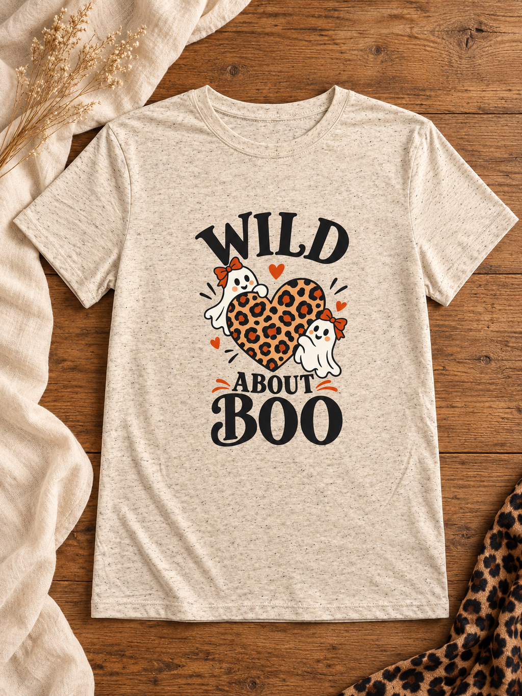 Oatmeal Wild About Boo Graphic Tee