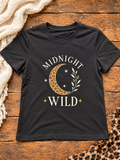 Black Midnight Wild Graphic Tee