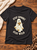 Black Stay Spooky Stay Wild Graphic Tee